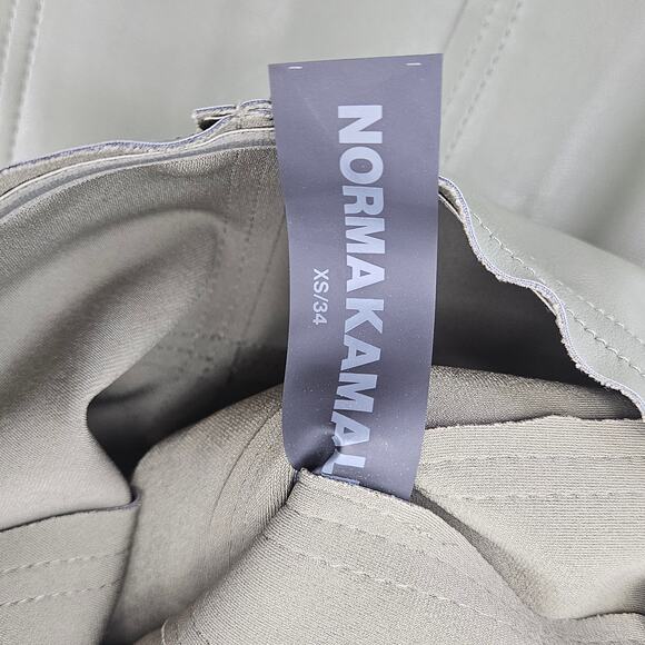 Norma Kamali Olive Green Off-Shoulder Mini Dress - Picture 7 of 12